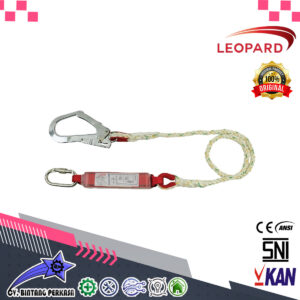 LEOPARD - Lanyard Single Big Hook Lanyard + Absorber LP 0117