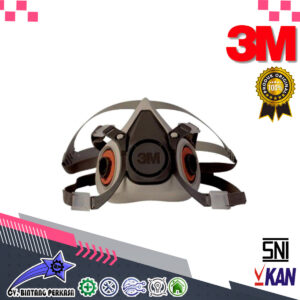 MASKER 3M -  6100 Half Facepiece Reusable Respirator