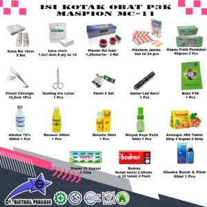 ISI KOTAK OBAT MASPION MC-11