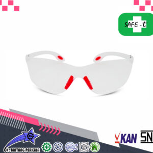 SAFE-T / KACAMATA SAFETY BOUNTY CLEAR & BLACK LENS