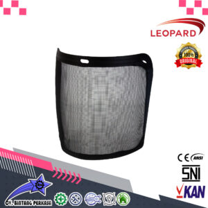 "LEOPARD 0364" - Faceshield Steel Mesh (Pelindung Wajah Jaring Baja)