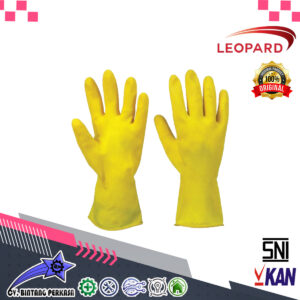 SARUNG TANGAN - LEOPARD LPLG 0314 HouseHold Latex Gloves 12''