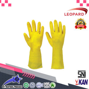SARUNG TANGAN - LEOPARD LPLG 0315 HouseHold Latex Gloves 15''