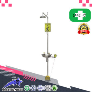 Safe-t EyeWash Shower EW-101 Stainless Steel