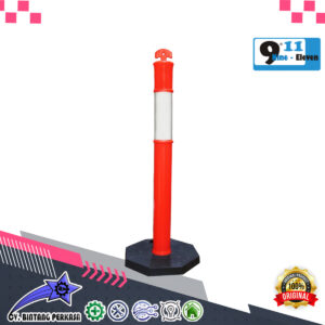9.11 Stik Cone Karet PVC tinggi 110 cm