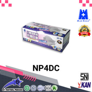 BLUE EAGLE PPE Activated Carbon Dust Mask NP4DC