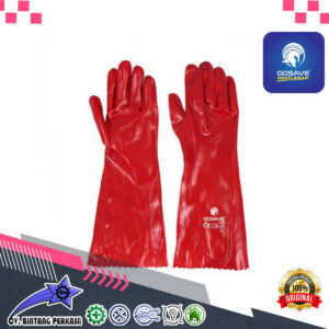 GOSAVE PVC Glove 16" Red