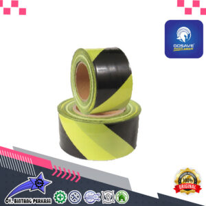 GOSAVE Police Line Black & Yellow 3" x 500 M
