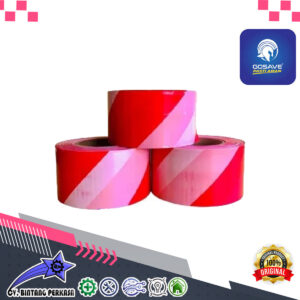 GOSAVE Police Line Red & White 2" x 300 M