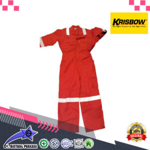 KRISBOW COVERALL WEARPACK RED
