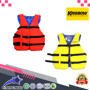 KRISBOW LIFE VEST ALL SIZE RED & YELLOW