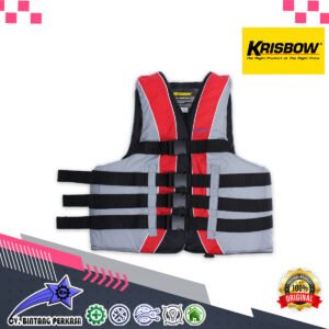 KRISBOW LIFE VEST L-XL RED/GREY