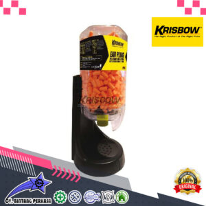 KRISBOW Pelindung Telinga Ear Plug PU Foam 500 Pair With Dispenser Krisbow 10146292