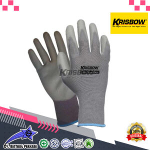 KRISBOW Sarung Tangan Glove Nylon PU Mechanical Grip -PAA- Krisbow 10084237