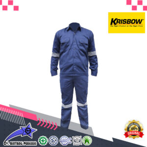 KRISBOW WEARPACK TWO PIECE NAVY BLUE SRWP5NB