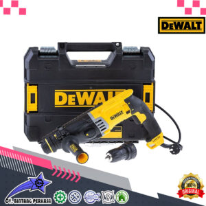 Dewalt D25144K 900Watt 28mm Rotary Hammer with QCC / Bor Beton Listrik